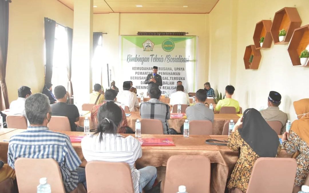 DPMPTSP Bener Meriah Sosialisasikan Teknis Kemudahan Berusaha