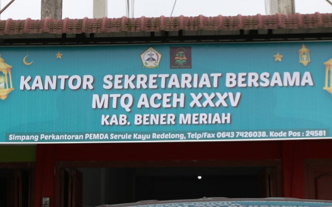 Bupati Resmikan Kantor Sekretariat Bersama MTQ Aceh ke-XXXV Tahun 2022 di Bener Meriah