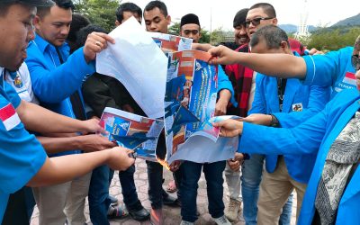Dianggap Ilegal, Foto Musda ke III KNPI Bener Meriah Dibakar OKP