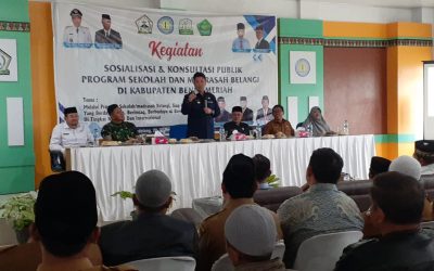 MPD Bener Meriah Sosialisakan Konsultasi Publik Program Sekolah dan Madrasah Belangi