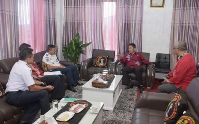 Pj. Bupati dan Kepala Bandara Rembele Bahas Hadirnya Pesawat Kontainer ke Bener Meriah